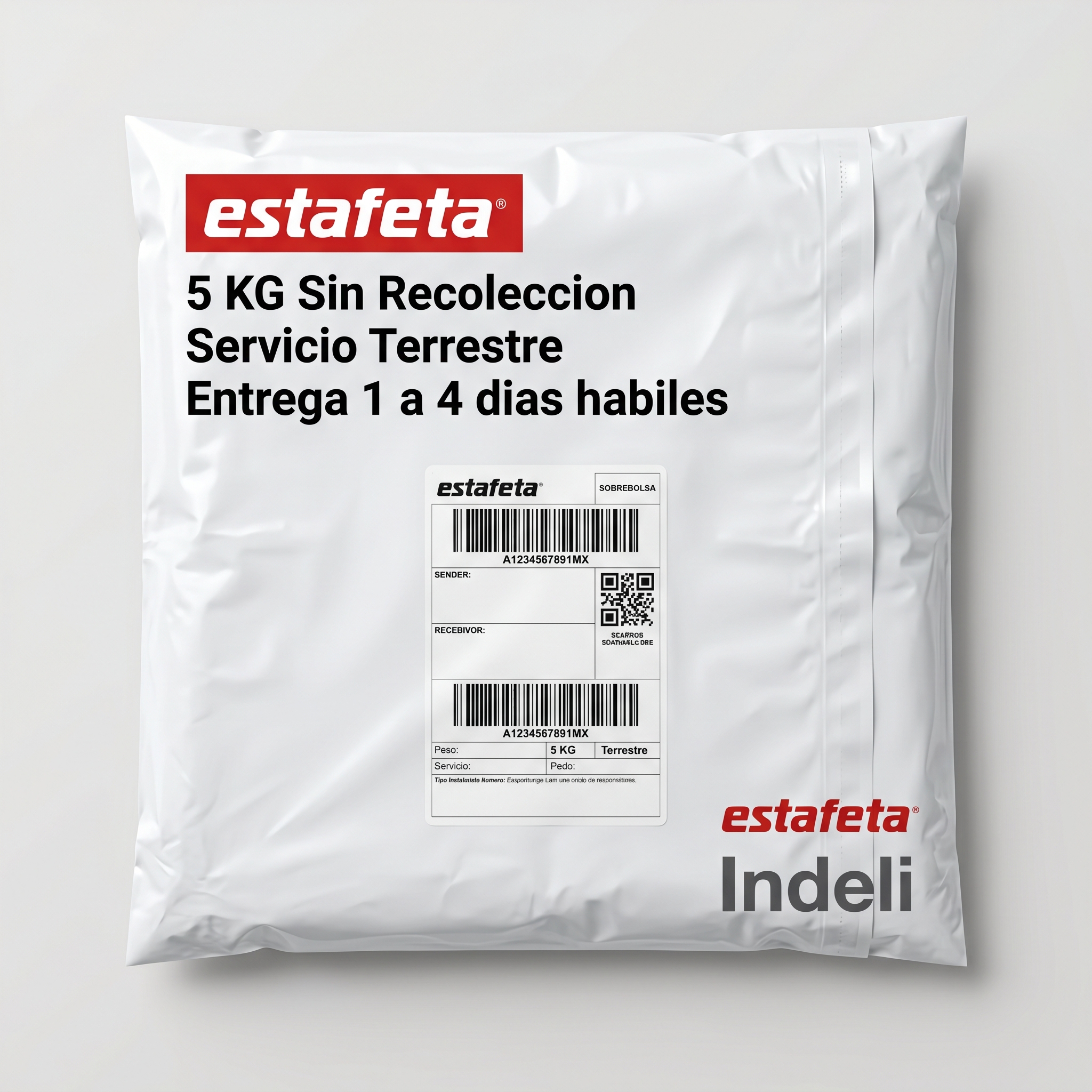 Guías Prepagadas Estafeta 5 Kg Envío en minutos (Sin Recolección)
